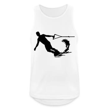 Wakeboard - Débardeur respirant Homme - blanc - Devant - Nick (188cm)