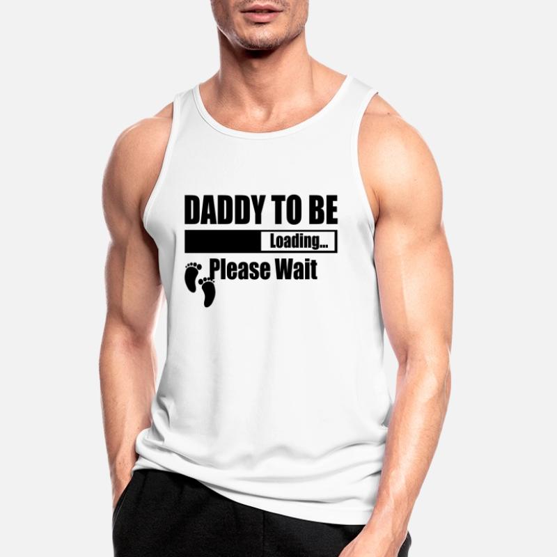 Daddy To Be Loading Please Wait Men's Breathable Tank Top