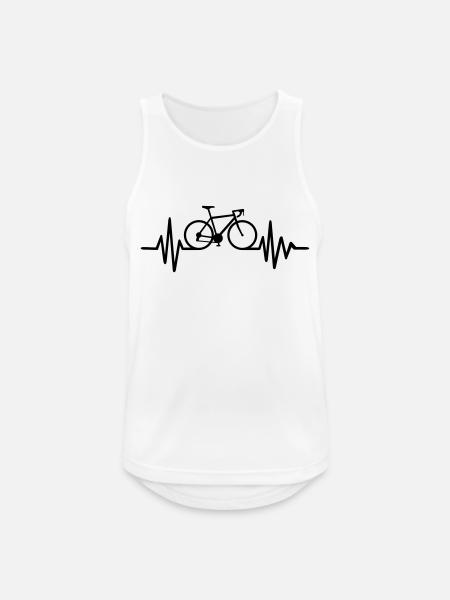 Cycling - Men's Breathable Tank Top - white