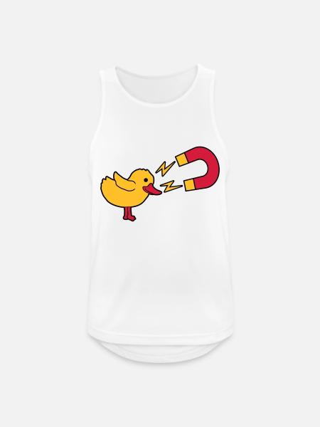 Chick Magnet Womanizer Logo - Men's Breathable Tank Top - white