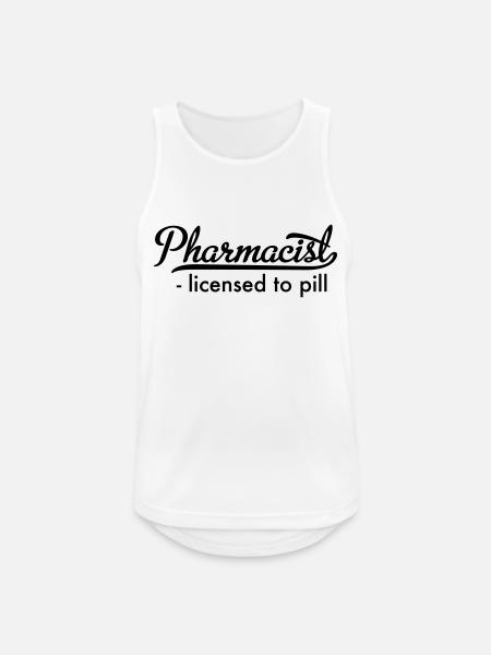 Pharmacist - Men's Breathable Tank Top - white