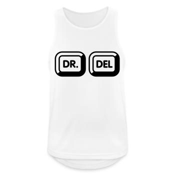Docteur supprimer | 1c - Débardeur respirant Homme - blanc - Devant - Nick (188cm)