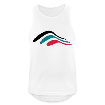 stripe bush_vec_3 - Men's Breathable Tank Top - white - Front - Nick (188cm)