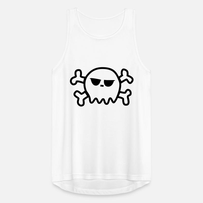 Pirate Skull Men's Breathable Tank Top