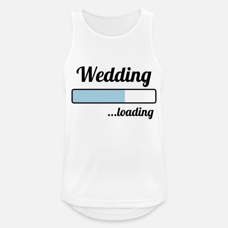 Wedding ...loading - Men's Breathable Tank Top - white