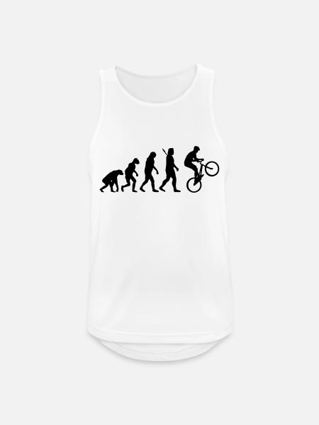 Radsport - Männer Tank Top atmungsaktiv - Weiß