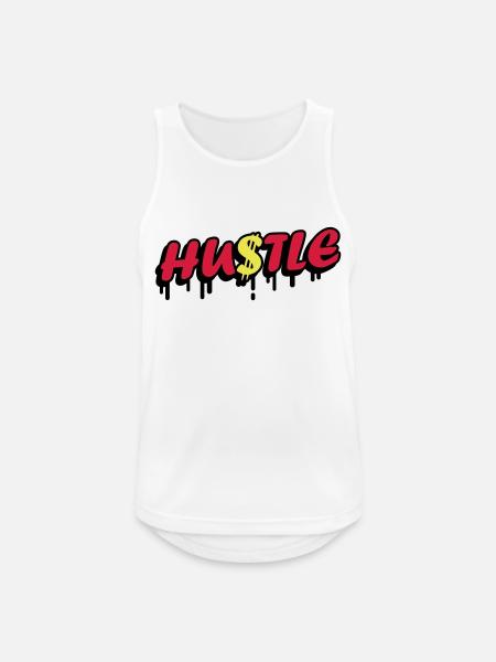 Hustle Quota - Men's Breathable Tank Top - white