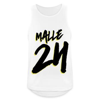 Malle 24 Mallorca - Débardeur respirant Homme - blanc - Devant - Nick (188cm)