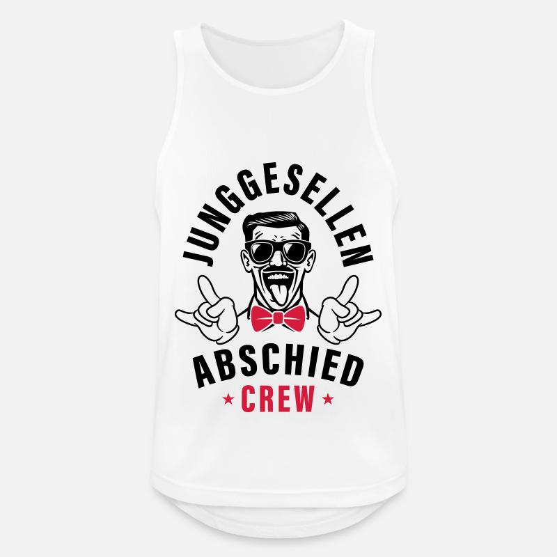 Bachelor Party Crew - Men's Breathable Tank Top - white