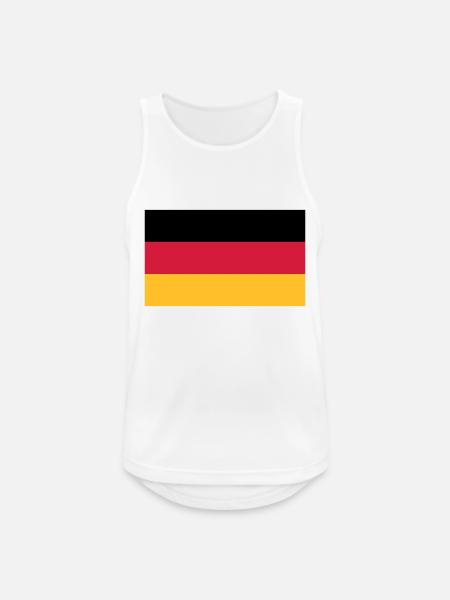 Germany - Men's Breathable Tank Top - white