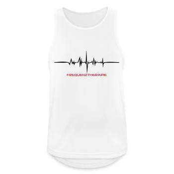 Frequenztherapie Drunk - Männer Tank Top atmungsaktiv - Weiß - Vorne - Nick (188cm)