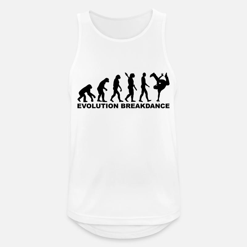 Evolution Breakdance - Men's Breathable Tank Top - white