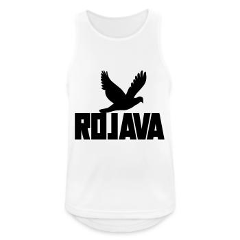rojava kurdistan - Men's Breathable Tank Top - white - Front - Nick (188cm)