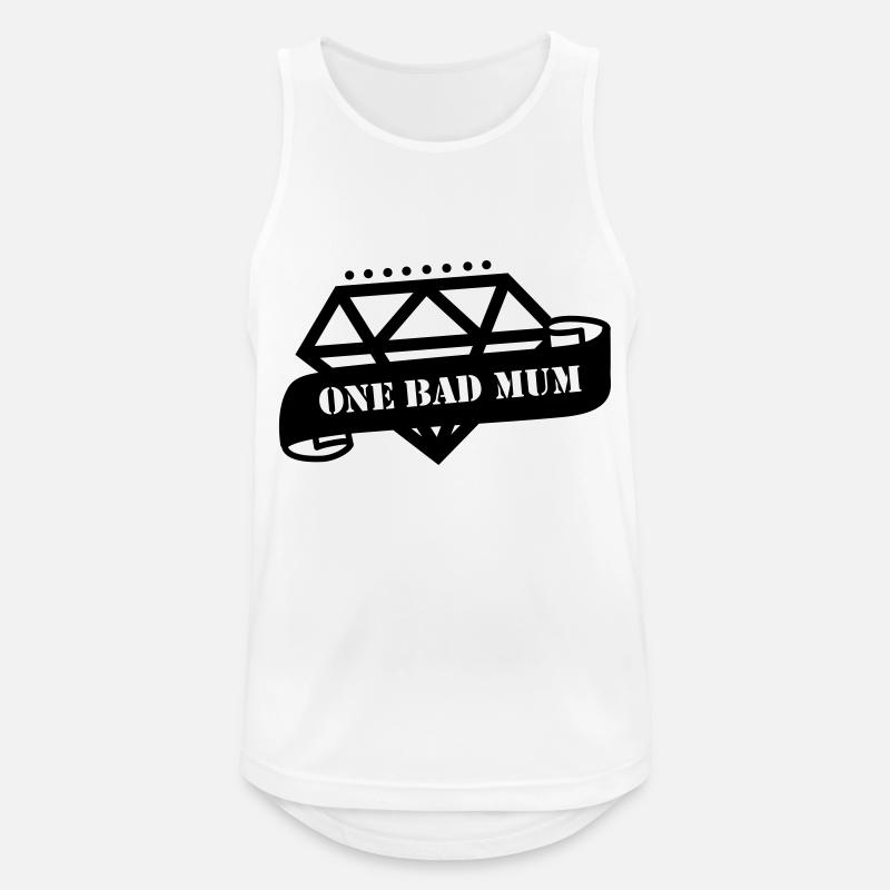 muttertag - Männer Tank Top atmungsaktiv - Weiß