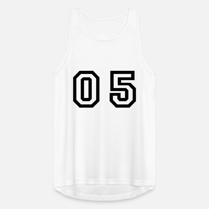 number - 05 - zero five Men's Breathable Tank Top