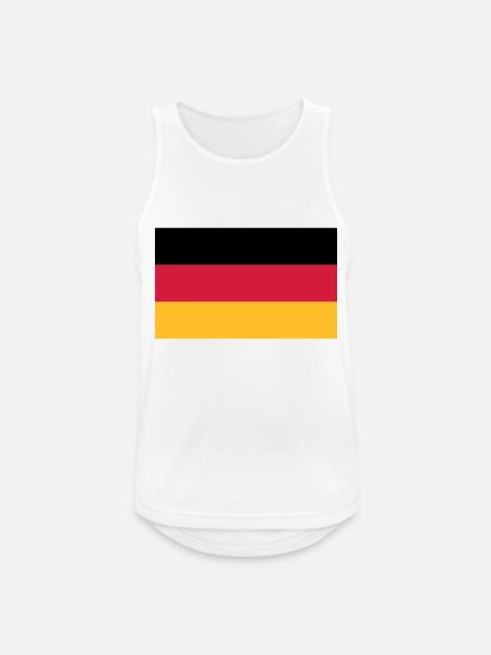 flag_german - Men's Breathable Tank Top - white