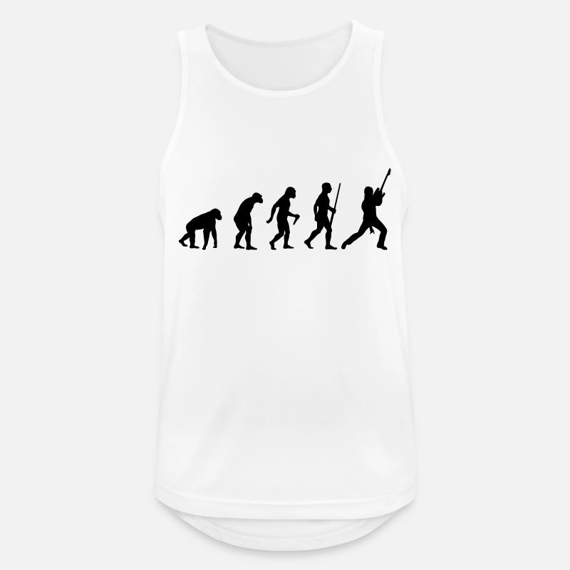 Electro Guitar Evolution - Men's Breathable Tank Top - white