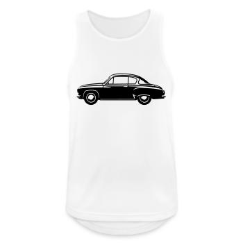 Wartburg Coupe - Männer Tank Top atmungsaktiv - Weiß - Vorne - Nick (188cm)