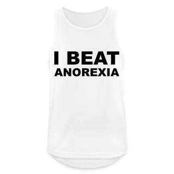 Anorexia - Men's Breathable Tank Top - white - Front - Nick (188cm)