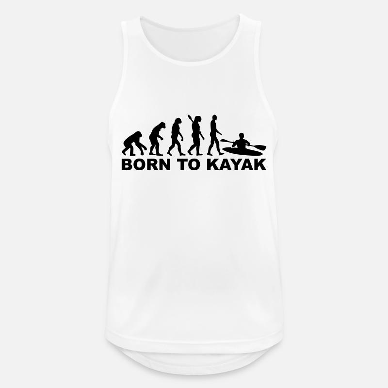Evolution Kayak - Men's Breathable Tank Top - white