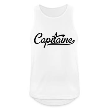 Capitaine - Débardeur respirant Homme - blanc - Devant - Nick (188cm)