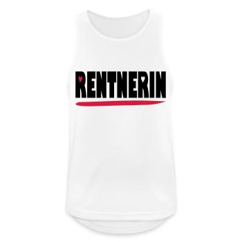 endlich Rentnerin - Männer Tank Top atmungsaktiv - Weiß - Vorne - Nick (188cm)