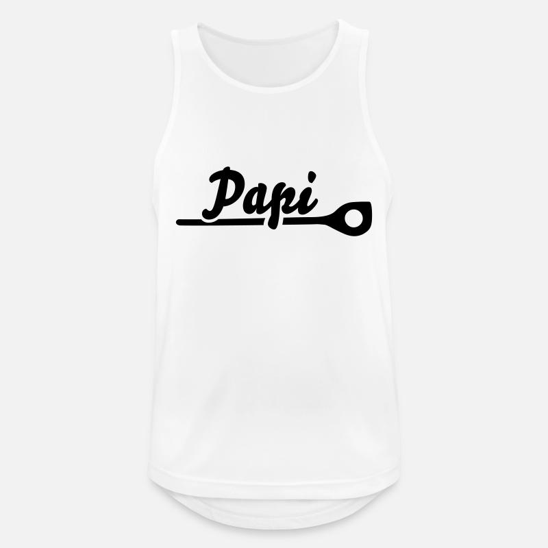 Papi - Men's Breathable Tank Top - white