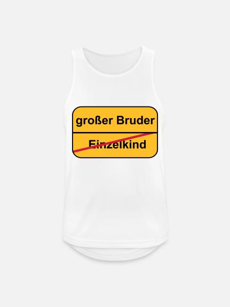 großer Bruder - Männer Tank Top atmungsaktiv - Weiß