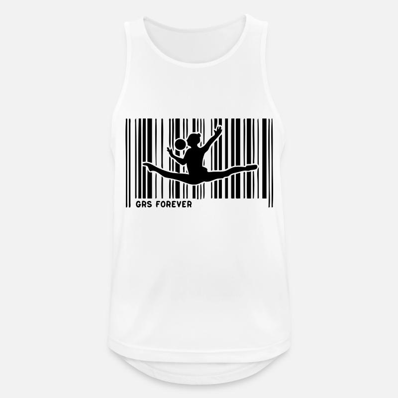 barcode grs gymnastique6 - Men's Breathable Tank Top - white