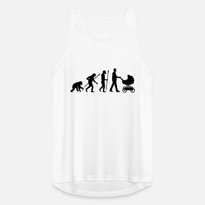 evolution_kinderwagen_mann_a_1c Débardeur respirant Homme