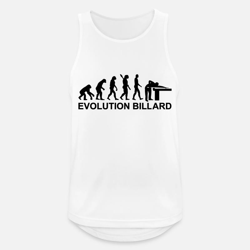 Evolution Billards - Men's Breathable Tank Top - white