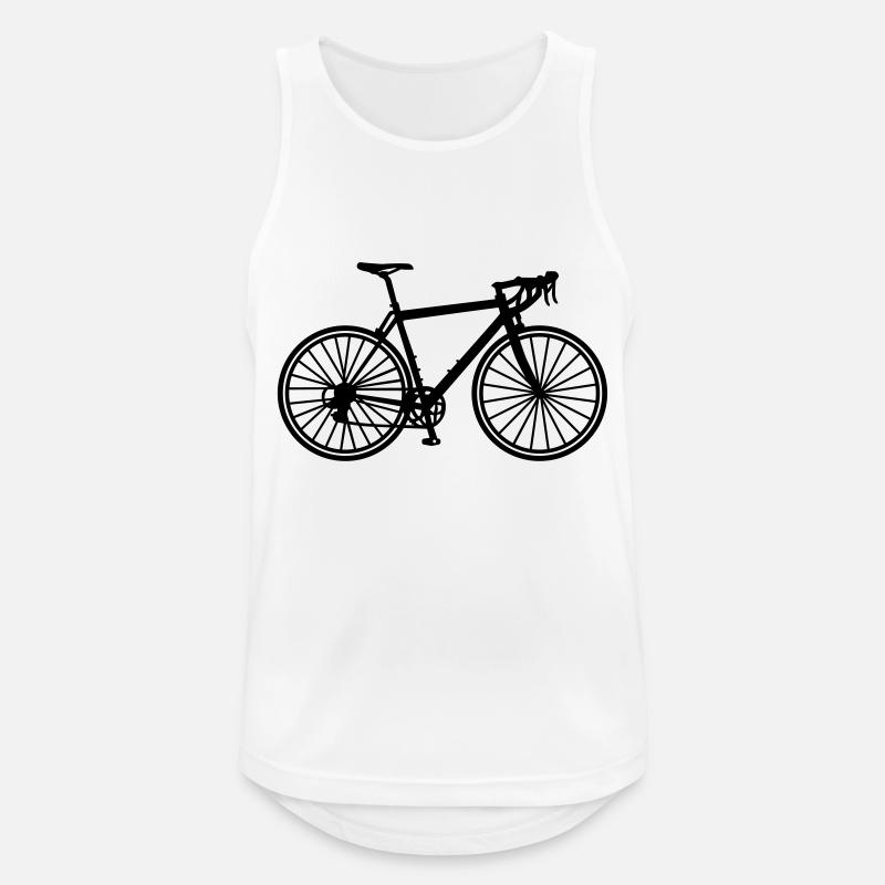 Bicycle - Men's Breathable Tank Top - white