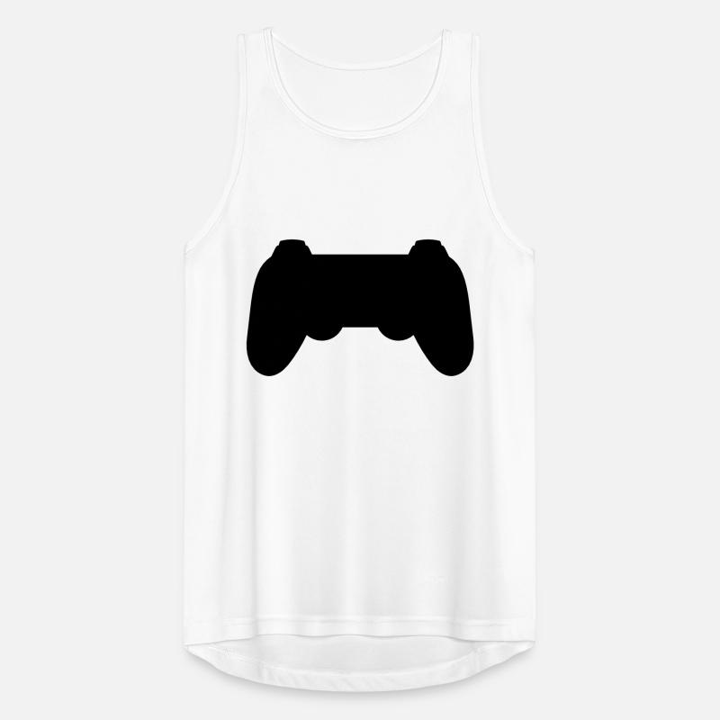 Silhouette Konsole Retro Controller Männer Tank Top atmungsaktiv