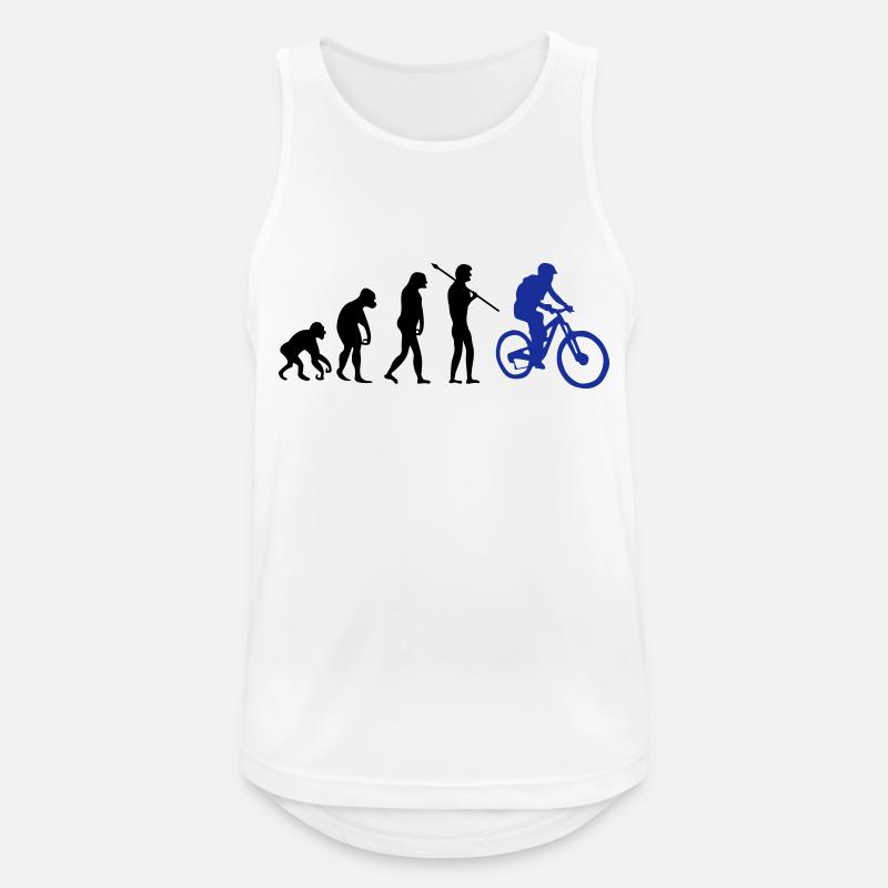 Biker Evolution - Men's Breathable Tank Top - white