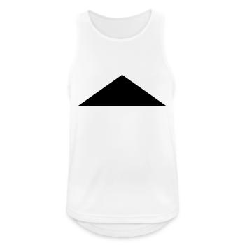 triangle - Débardeur respirant Homme - blanc - Devant - Nick (188cm)
