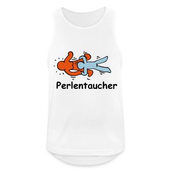 Pearl - Men's Breathable Tank Top - white - Front - Nick (188cm)