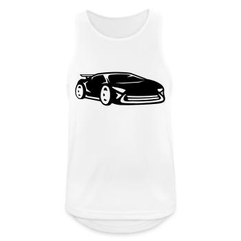 Car racing sports car racing car cool - Men's Breathable Tank Top - white - Front - Nick (188cm)