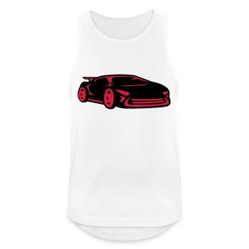 Car racing sports car racing car cool - Men's Breathable Tank Top - white - Front - Nick (188cm)
