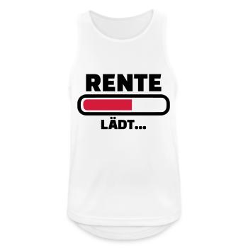 Rente - Männer Tank Top atmungsaktiv - Weiß - Vorne - Nick (188cm)