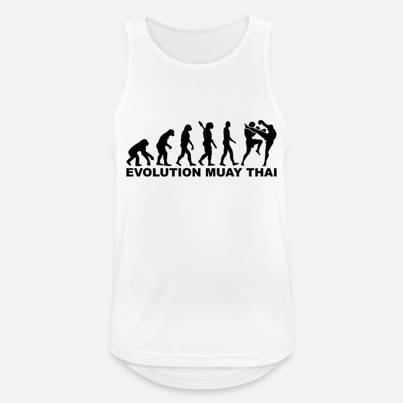 Evolution Muay Thai - Débardeur respirant Homme - blanc