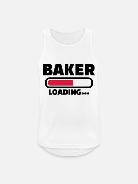 Baker - Men's Breathable Tank Top - white