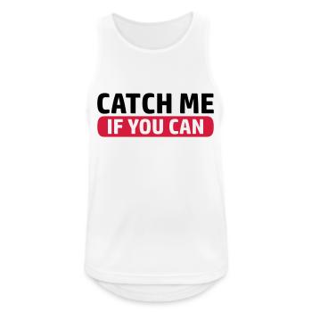 Spiel Catch Me - Männer Tank Top atmungsaktiv - Weiß - Vorne - Nick (188cm)