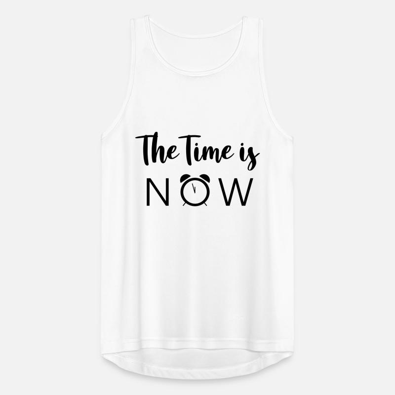 The Time is NOW Männer Tank Top atmungsaktiv
