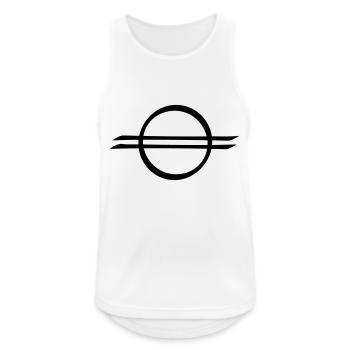 Vergebung, indianisch/schamanisches Symbol - Männer Tank Top atmungsaktiv - Weiß - Vorne - Nick (188cm)