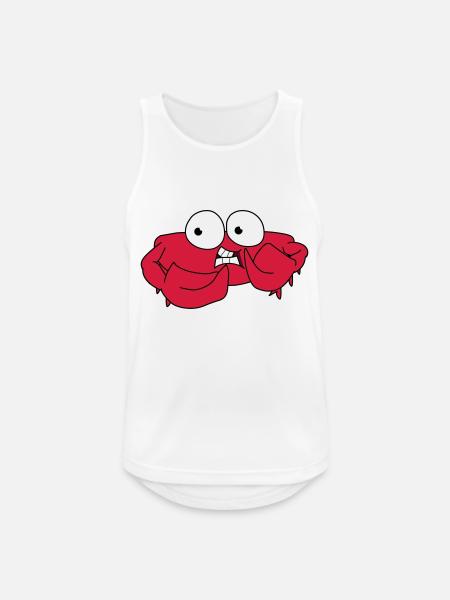 crabe - Débardeur respirant Homme - blanc