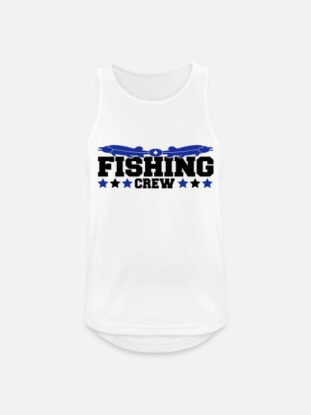 fishing_crew2 - Débardeur respirant Homme - blanc