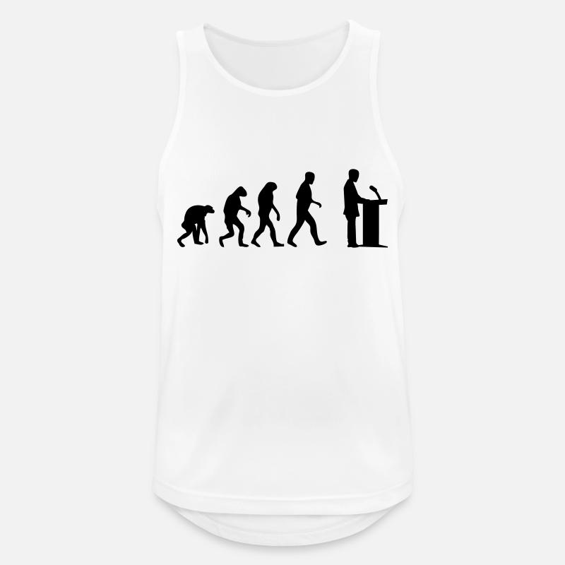 speaker evolution - Men's Breathable Tank Top - white