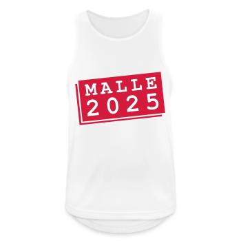 Malle 2025 - Men's Breathable Tank Top - white - Front - Nick (188cm)
