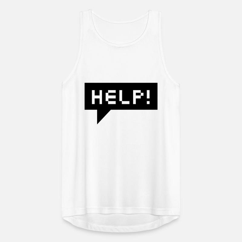 help bubble (b, 1c) Men's Breathable Tank Top