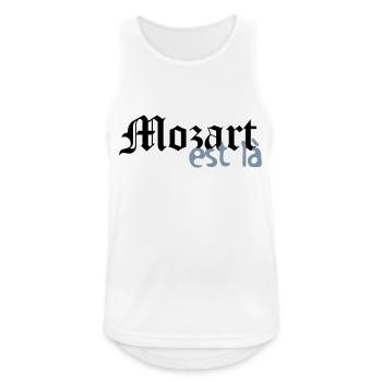 mozart est là - Débardeur respirant Homme - blanc - Devant - Nick (188cm)